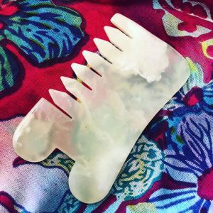 Gua Sha comb for face and body